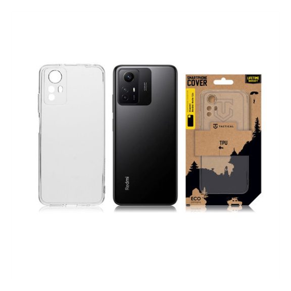 Tactical TPU Xiaomi Redmi Note 12S hátlap tok, átlátszó