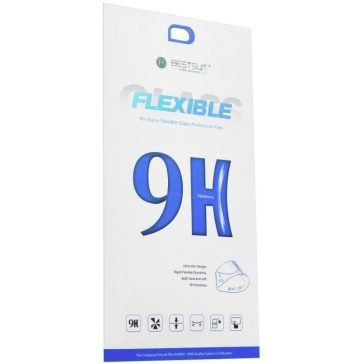   Xiaomi Redmi 9, Kijelzővédő fólia, ütésálló fólia, Tempered Glass (edzett üveg), Nano Flexi Glass, Clear
