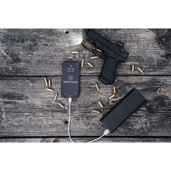 Tactical Smooth Thread USB-C / USB-C töltő- és adatkábel, 1m, fekete