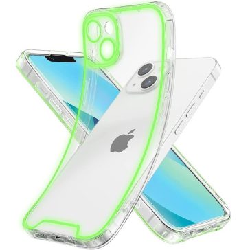   Apple iPhone 11 foszforeszkáló / sötétben világító szilikon tok, zöld