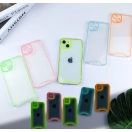 Apple iPhone 12 foszforeszkáló / sötétben világító szilikon tok, sárga