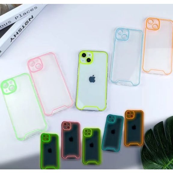 Apple iPhone 12 foszforeszkáló / sötétben világító szilikon tok, sárga