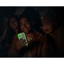 Apple iPhone 15 foszforeszkáló / sötétben világító szilikon tok, zöld