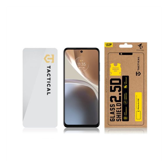 Tactical Glass Shield 2.5D Motorola G32 kijelzővédő üvegfólia, átlátszó