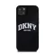 DKNY Liquid Silicone Arch Logo MagSafe iPhone 15 Plus hátlap tok, fekete