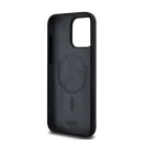 DKNY Liquid Silicone Arch Logo MagSafe iPhone 15 Pro Max hátlap tok, fekete