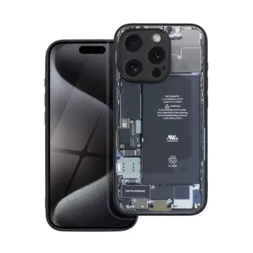 Tech iPhone 15 Pro szilikon hátlap tok, szürke