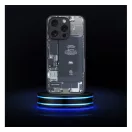 Tech iPhone 15 Pro szilikon hátlap tok, szürke