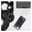 Tech Samsung A35 szilikon hátlap tok, fekete