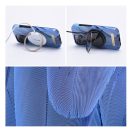 Forcell F-Protect Mirage Apple iPhone 15 Magsafe kompatibilis hátlap tok, madártoll minta, kék