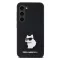 Karl Lagerfeld Choupette Metal Pin Samsung Galaxy A35 hátlap tok, fekete,  KLHCSA35SMHCNPK