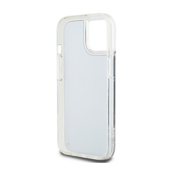 DKNY Liquid Glitter Big Logo Apple iPhone 15 Plus / 14 Plus hátlap tok, fekete, DKHCP15MLBNAEK