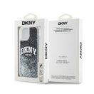 DKNY Liquid Glitter Big Logo Apple iPhone 15 Plus / 14 Plus hátlap tok, fekete, DKHCP15MLBNAEK