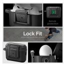 Spigen Lock Fit Airpods Pro (2nd Gen) fülhallgató tok, matt fekete