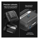 Spigen Lock Fit Airpods Pro (2nd Gen) fülhallgató tok, matt fekete