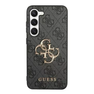   Guess 4G Big Metal Logo Samsung Galaxy A35 hátlap tok, fekete, GUHCSA354GMGGR