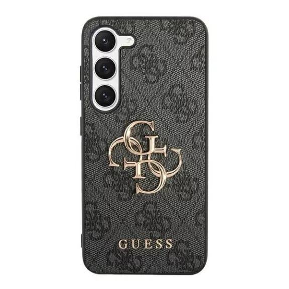 Guess 4G Big Metal Logo Samsung Galaxy A35 hátlap tok, fekete, GUHCSA354GMGGR
