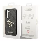 Guess 4G Big Metal Logo Samsung Galaxy A35 hátlap tok, fekete, GUHCSA354GMGGR