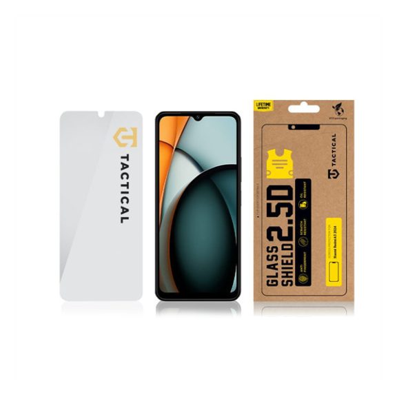 Tactical Glass Shield 2.5D Xiaomi Redmi A3 (2024) kijelzővédő üvegfólia, átlátszó