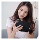 Magnet Xiaomi Redmi Note 13 Pro + 5G mágneses flip tok, fekete