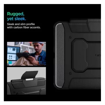   Spigen Rugged Armor Pro iPad Pro 11" (2024 / 2025) tok, fekete
