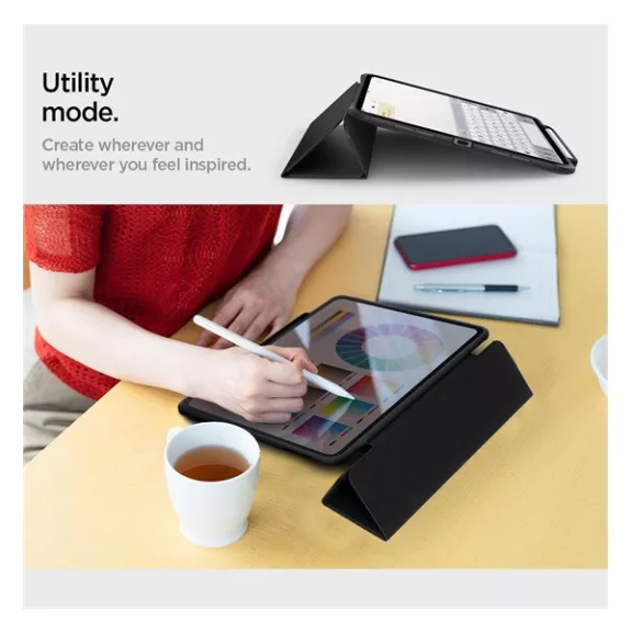 Spigen Rugged Armor Pro iPad Pro 11" (2024 / 2025) tok, fekete