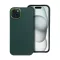 Frame iPhone 15 Plus közepesen ütésálló tok kameravédő kerettel, zöld