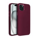 Frame iPhone 15 Plus közepesen ütésálló tok kameravédő kerettel, lila