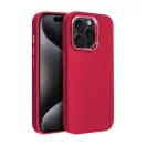 Frame iPhone 15 Pro közepesen ütésálló tok kameravédő kerettel, magenta