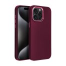 Frame iPhone 15 Pro Max közepesen ütésálló tok kameravédő kerettel, lila