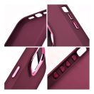 Frame iPhone 15 Pro közepesen ütésálló tok kameravédő kerettel, lila