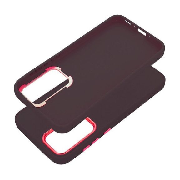 Frame Samsung Galaxy A35 5G közepesen ütésálló tok kameravédő kerettel, lila