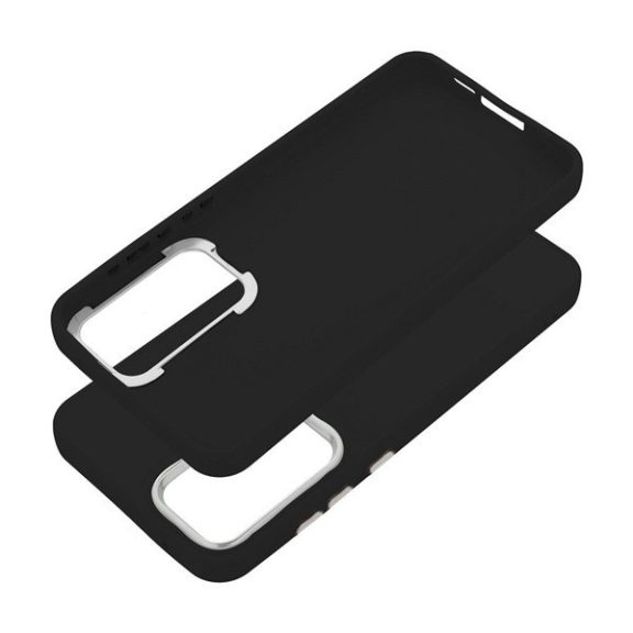 Frame Samsung Galaxy A55 5G közepesen ütésálló tok kameravédő kerettel, fekete