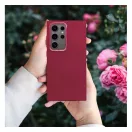 Frame Samsung Galaxy A55 5G közepesen ütésálló tok kameravédő kerettel, magenta