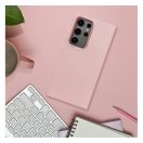 Frame Samsung Galaxy S23 FE közepesen ütésálló tok kameravédő kerettel, rózsaszín