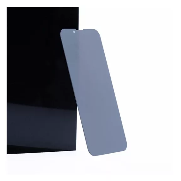 Apple iPhone 13 Pro Max, 5D Full Glue betekintésgátló tempered glass kijelzővédő üvegfólia, fekete