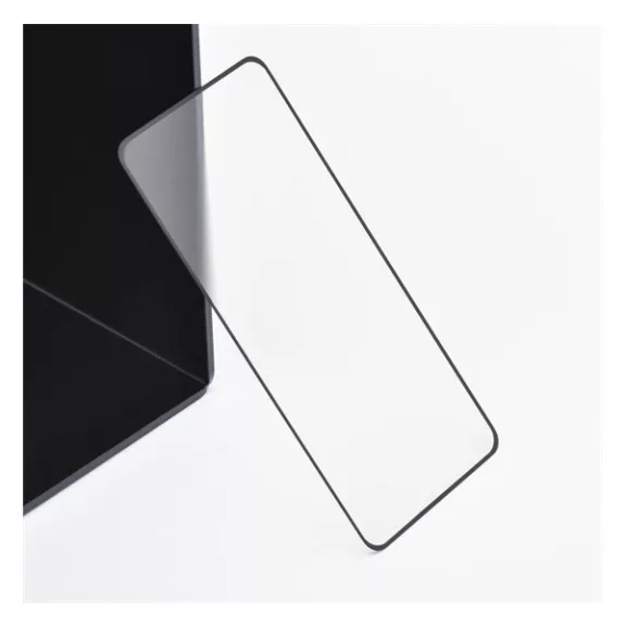 Apple iPhone 13 Pro Max, 5D Full Glue tempered glass kijelzővédő üvegfólia, fekete (matt)