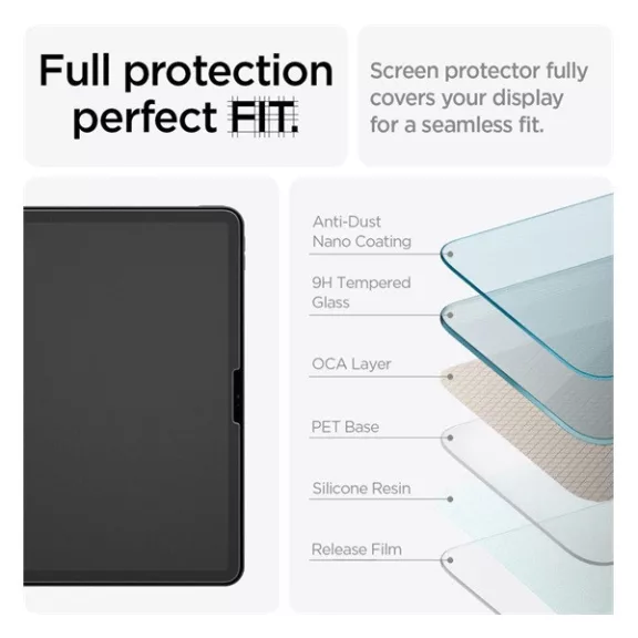 Spigen Paper Touch EZ Fit Apple iPad Air 11" (2024 / 2025) kijelzővédő fólia (1db)