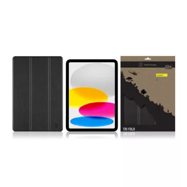   Tactical Book Tri Fold Apple iPad 10.9 2022 / iPad 11 2025 tok, fekete