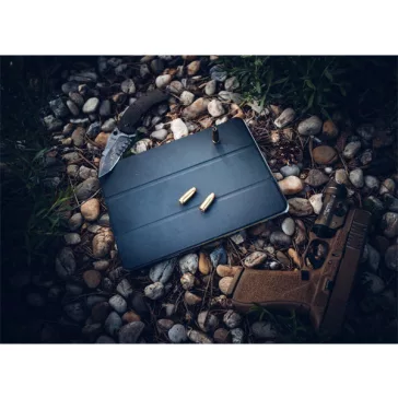   Tactical Book Tri Fold Apple iPad 10.9 2022 / iPad 11 2025 tok, fekete