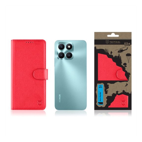 Tactical Field Notes Honor X6a, flip/oldalra nyíló tok, piros