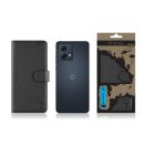Tactical Field Notes Motorola G84 5G, flip/oldalra nyíló tok, fekete