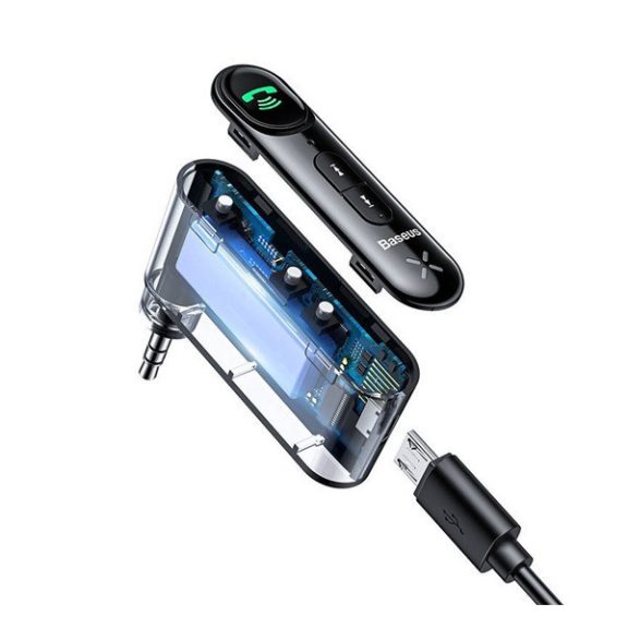 Baseus Qiyin bluetooth 5.0 AUX vevő, fekete