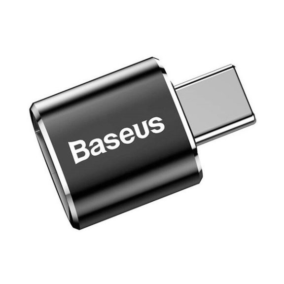 Baseus USB-USB-C 2.4A adapter, fekete