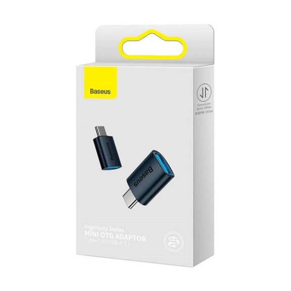 Baseus Ingenuity USB-C-USB-A OTG adapter, kék