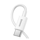Baseus Superior Series USB-C / Lightning töltő- és adatkábel, 20W, PD, 1m, fehér