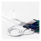 Baseus Superior Series 3in1 töltő- és adatkábel, USB / microUSB / USB-C / Lightning, 3,5 A, 1,2 m, fehér