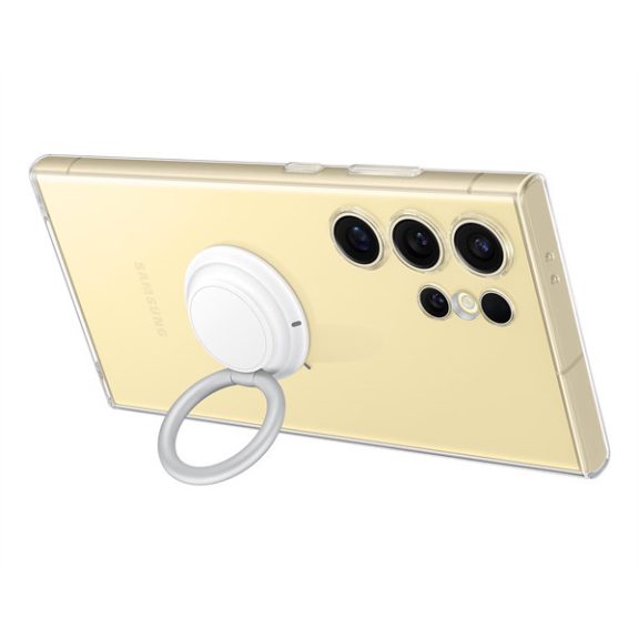 Samsung Galaxy Clear Gadget S24 Ultra gyári hátlap tok, átlátszó