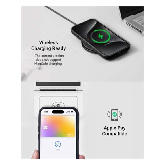 E-Ink okos telefontok, programozható NFC kijelzővel iPhone 14 Pro Max, rózsaszín