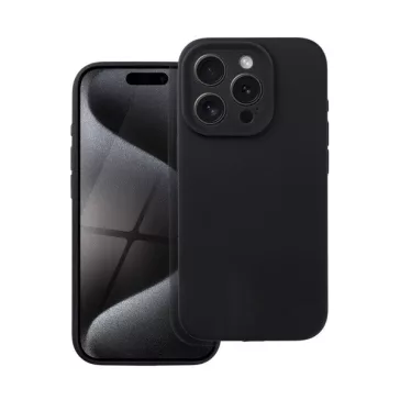 2mm Apple iPhone 14 Pro szilikon hátlap tok, fekete